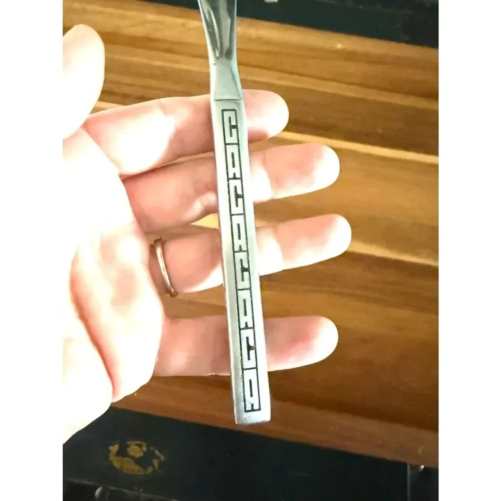 Vintage NWA Northwest Airlines Advertising Stainless Silverware Butter Knife